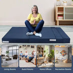 Canapé-lit pliable avec oreiller, matelas de canapé pliant convertible