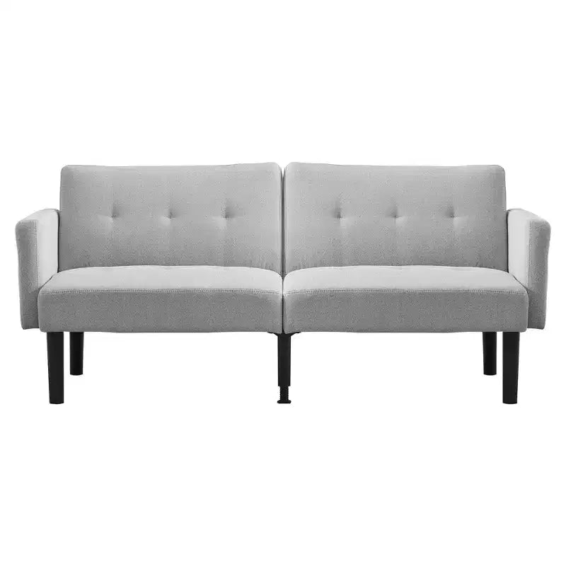 Canapé convertible double, Canapé inclinable réglable sur 3 positions, Conception surélevée pour un nettoyage facile, Canapé pliant moderne pour salon, appartement, bureau