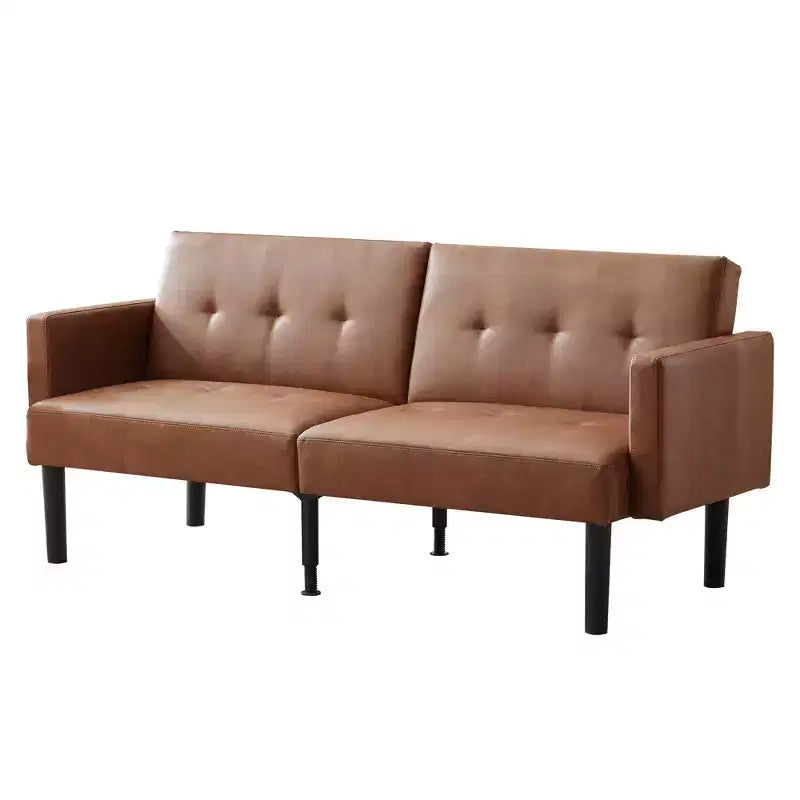 Canapé convertible double, Canapé inclinable réglable sur 3 positions, Conception surélevée pour un nettoyage facile, Canapé pliant moderne pour salon, appartement, bureau