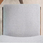 Chaise de salle à manger (lot de 2) Gris clair, mousse haute densité, support lombaire incliné