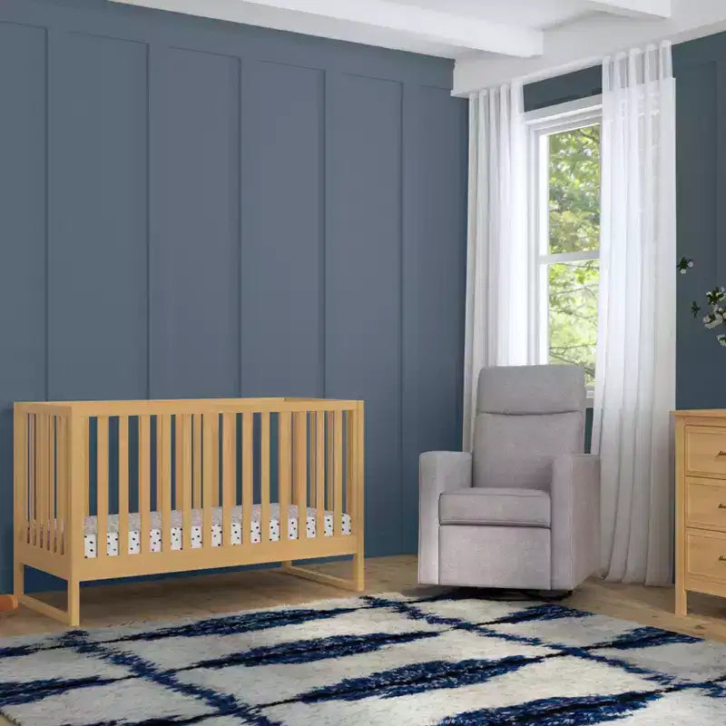 Lit de bébé convertible 3-en-1, se transforme en lit de tout-petit et en lit double, non toxique, certifié GREENGUARD Gold