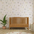 Lit de bébé convertible 3-en-1, se transforme en lit de tout-petit et en lit double, non toxique, certifié GREENGUARD Gold