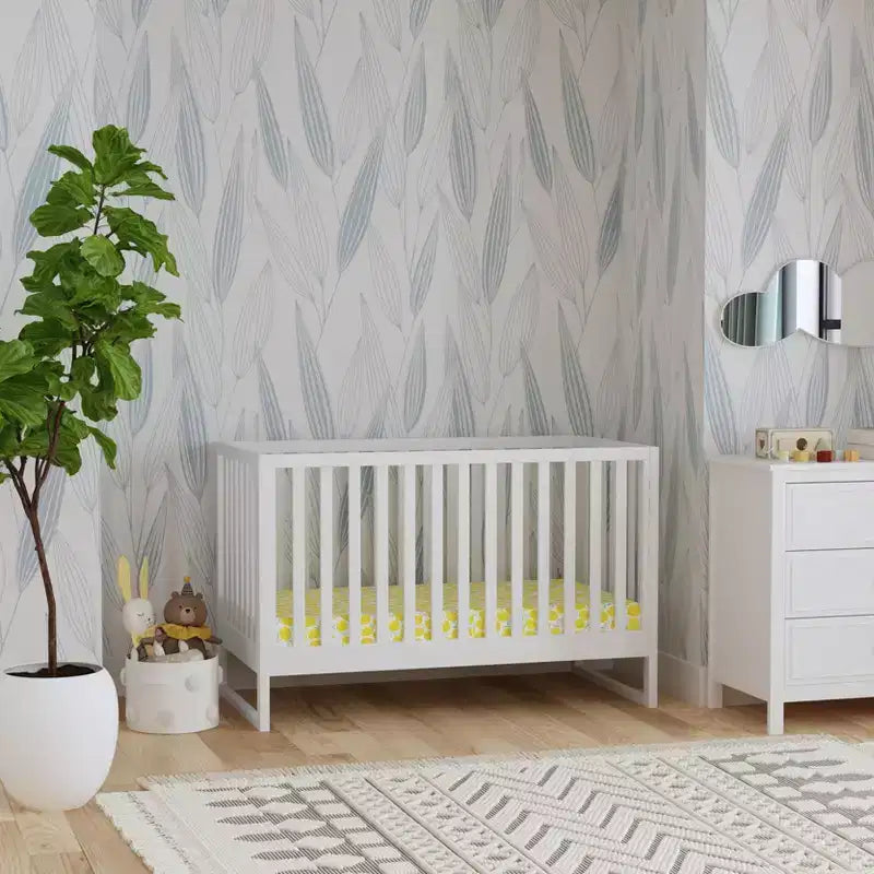 Lit de bébé convertible 3-en-1, se transforme en lit de tout-petit et en lit double, non toxique, certifié GREENGUARD Gold