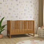 Lit de bébé convertible 3-en-1, se transforme en lit de tout-petit et en lit double, non toxique, certifié GREENGUARD Gold