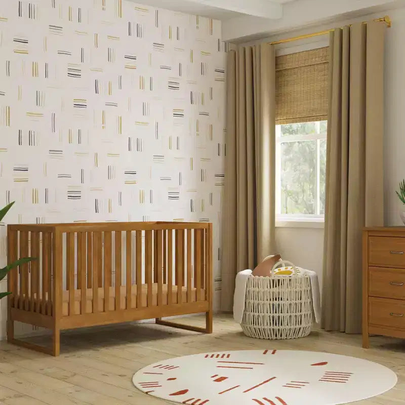 Lit de bébé convertible 3-en-1, se transforme en lit de tout-petit et en lit double, non toxique, certifié GREENGUARD Gold