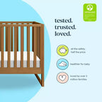 Lit de bébé convertible 3-en-1, se transforme en lit de tout-petit et en lit double, non toxique, certifié GREENGUARD Gold