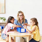 Tour de rangement mobile à 20 compartiments avec 20 bacs de rangement, grille 5x4, mobilier de salle de classe pour enfants