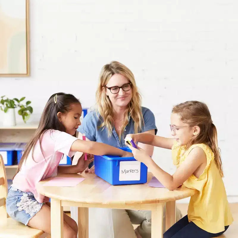 Tour de rangement mobile à 20 compartiments avec 20 bacs de rangement, grille 5x4, mobilier de salle de classe pour enfants
