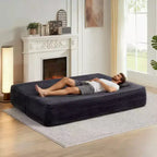 Canapé-lit pliable 2-en-1 convertible avec mousse à mémoire de forme, futon minimaliste pour salon