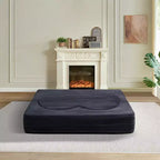 Canapé-lit pliable 2-en-1 convertible avec mousse à mémoire de forme, futon minimaliste pour salon