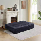 Canapé-lit pliable 2-en-1 convertible avec mousse à mémoire de forme, futon minimaliste pour salon