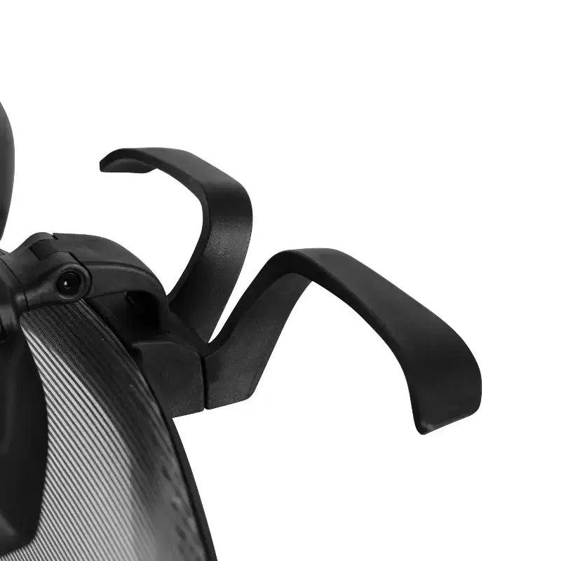 Fauteuil de bureau ergonomique en maille, inclinaison synchrone, appui-tête pivotant, soutien lombaire, accoudoirs réglables