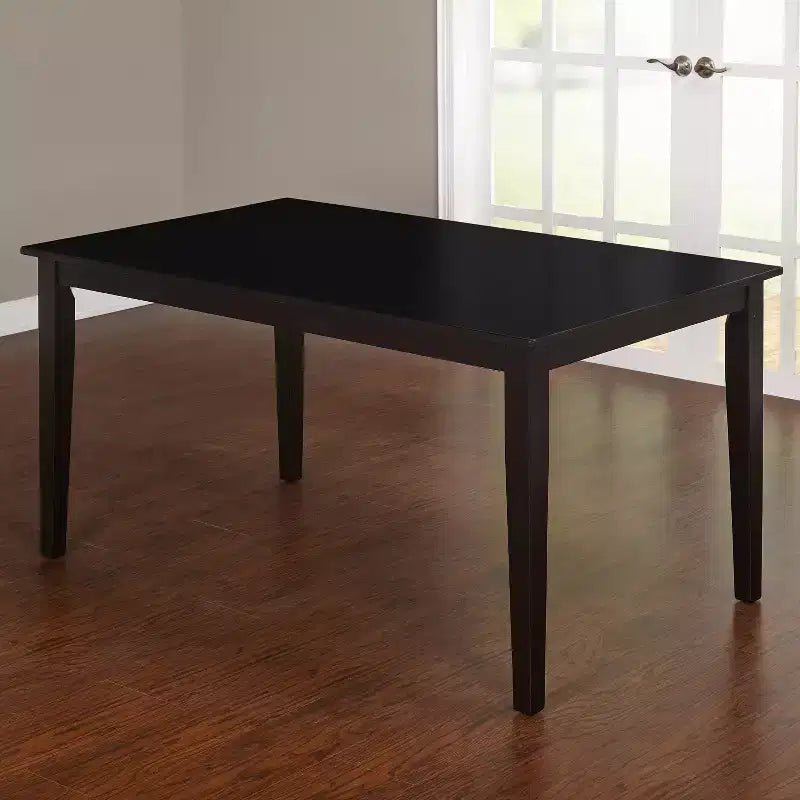 Table à manger rectangulaire en bois massif Havana, bois dur durable, mobilier de salle à manger classique