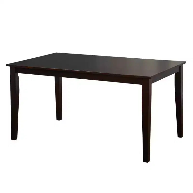 Table à manger rectangulaire en bois massif Havana, bois dur durable, mobilier de salle à manger classique