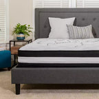 Matelas en mousse et ressorts ensachés de 12 po en boîte, Lit simple/double/grand, Confort anti-pression
