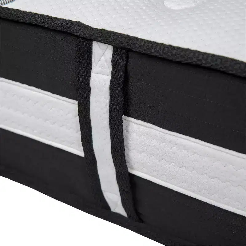 Matelas en mousse et ressorts ensachés de 12 po en boîte, Lit simple/double/grand, Confort anti-pression