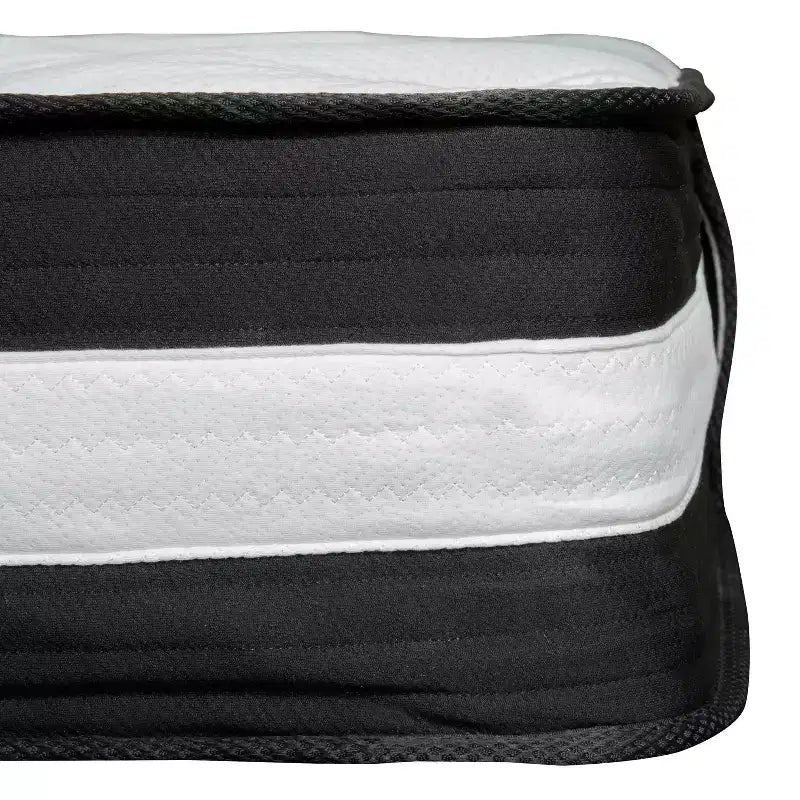 Matelas en mousse et ressorts ensachés de 12 po en boîte, Lit simple/double/grand, Confort anti-pression