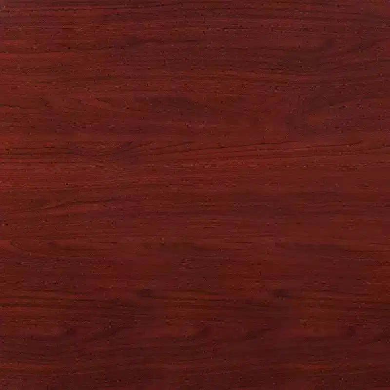 Dessus de table rond en résine haute brillance de 48 pouces avec bord tombant de 2 pouces, table de restaurant de qualité commerciale