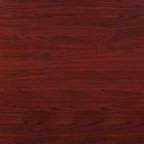 Dessus de table rond en résine haute brillance de 48 pouces avec bord tombant de 2 pouces, table de restaurant de qualité commerciale
