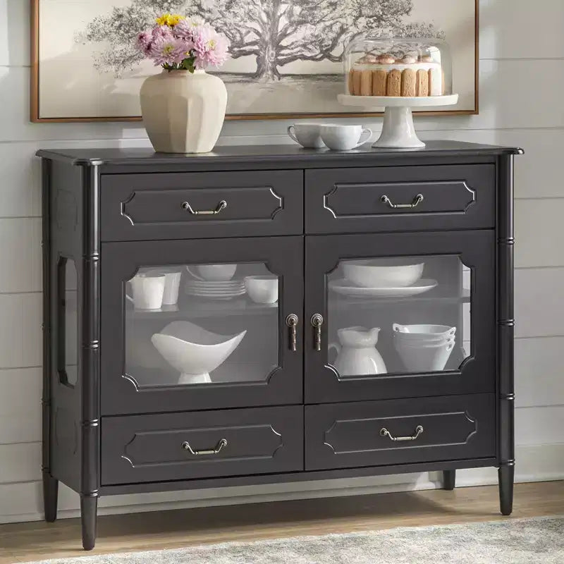 Buffet de ferme, Construction en bois, Armoire de rangement pour salle à manger et cuisine