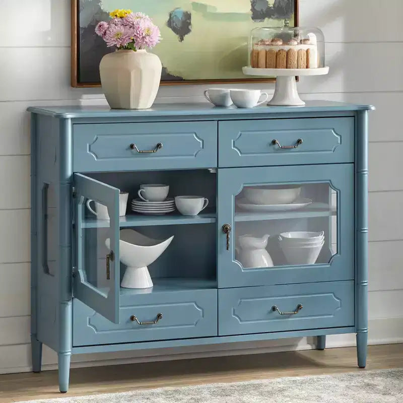 Buffet de ferme, Construction en bois, Armoire de rangement pour salle à manger et cuisine