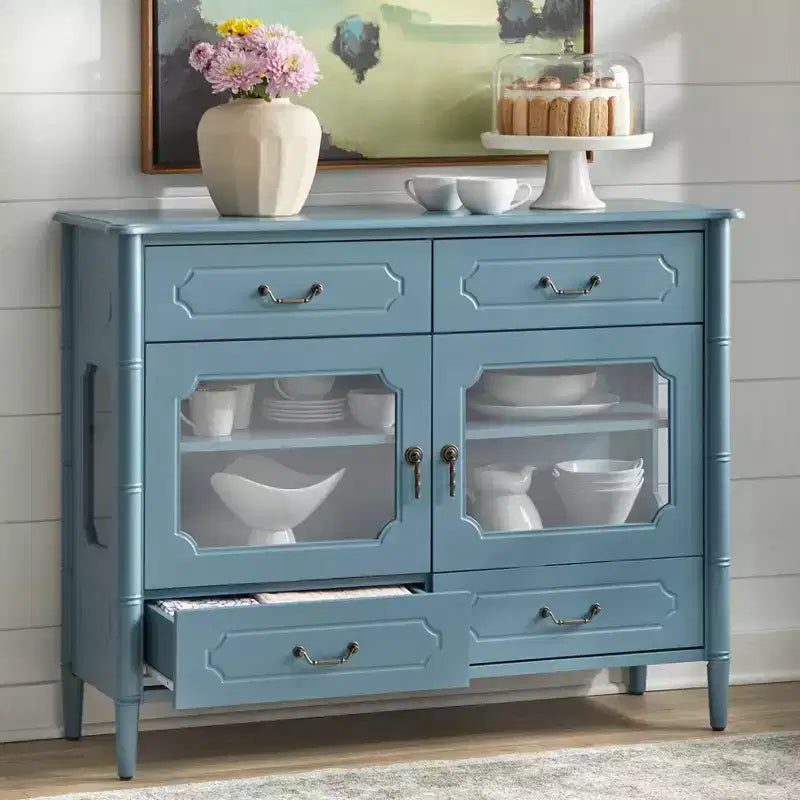 Buffet de ferme, Construction en bois, Armoire de rangement pour salle à manger et cuisine
