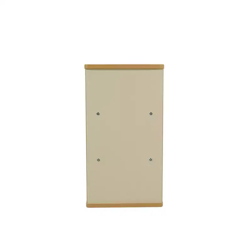 Meuble de rangement 24 casiers pour enfants, stratifié bois d'érable amande, organisateur pour salle de classe et salle de jeux