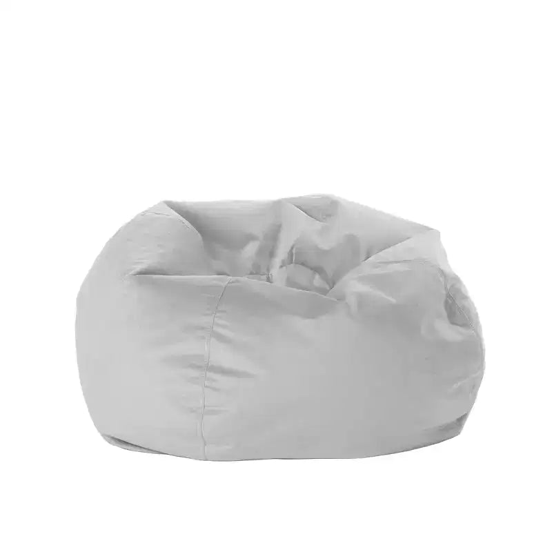 Pouf rond et velouté pour enfants, siège doux en peluche pour salle de jeux, chambre et coin lecture