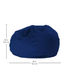 Pouf rond et velouté pour enfants, siège doux en peluche pour salle de jeux, chambre et coin lecture
