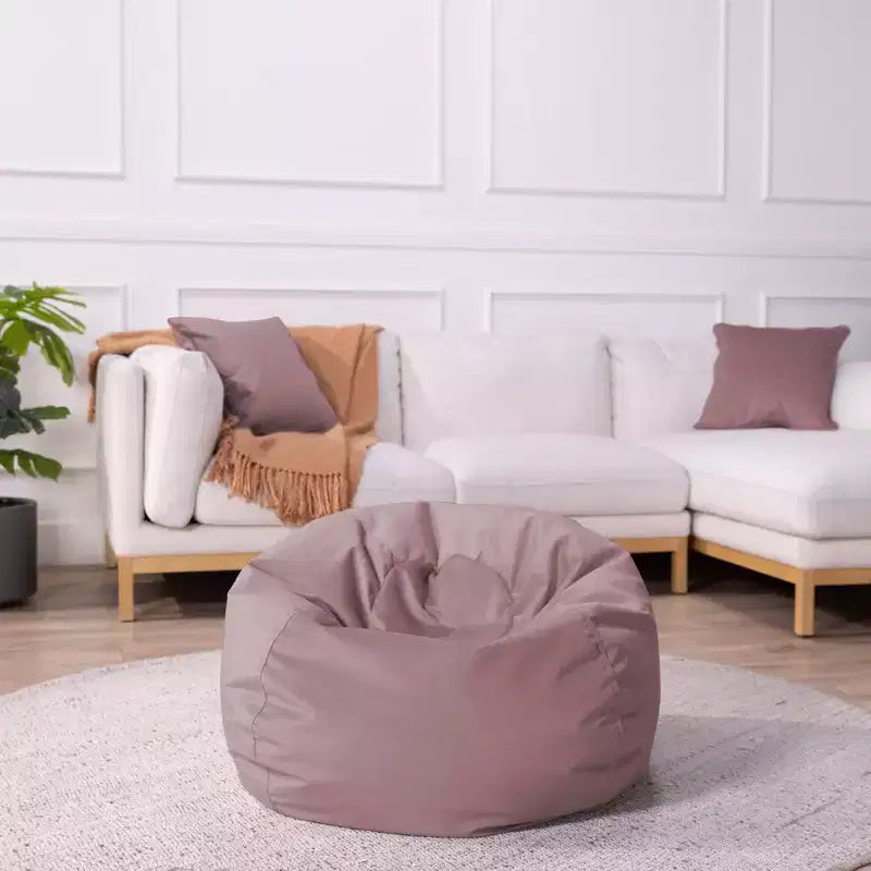 Pouf rond et velouté pour enfants, siège doux en peluche pour salle de jeux, chambre et coin lecture