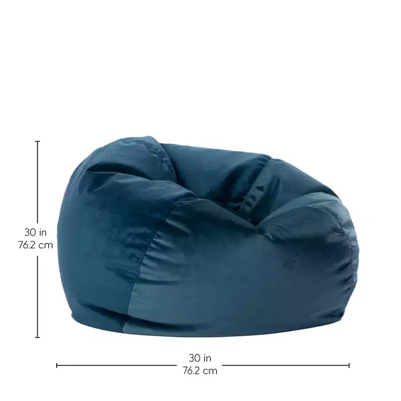 Pouf rond et velouté pour enfants, siège doux en peluche pour salle de jeux, chambre et coin lecture